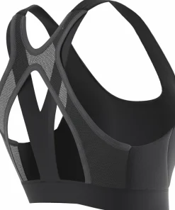 Clearance Salomon Women's Cross Run Sports Bra Deep Black DEEP BLACK/