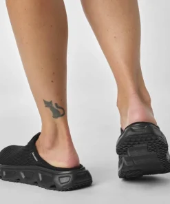 Discount Salomon Women's Reelax Slide 6.0 Black/Black/Alloy