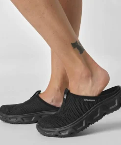 Discount Salomon Women's Reelax Slide 6.0 Black/Black/Alloy