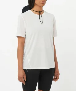 Discount Salomon Women's Shkout Core Short Sleeve Tee Whisper White