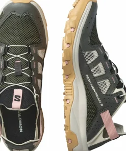 Best Salomon Women's Techamphibian 5 Peat/Rainy Day/Hyma Pink
