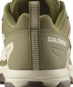 Sale Salomon Women's X Ultra 5 Aloe/Shortbread/Mahogany Rose