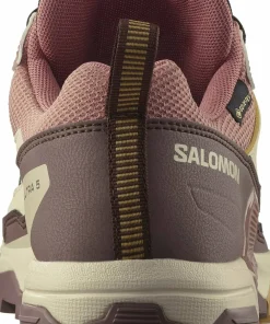 Clearance Salomon Women's X Ultra 5 GORE-TEX Burlwood/French Roast/Rattan