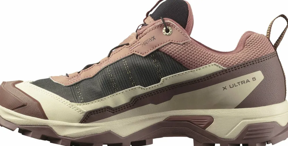 Clearance Salomon Women's X Ultra 5 GORE-TEX Burlwood/French Roast/Rattan