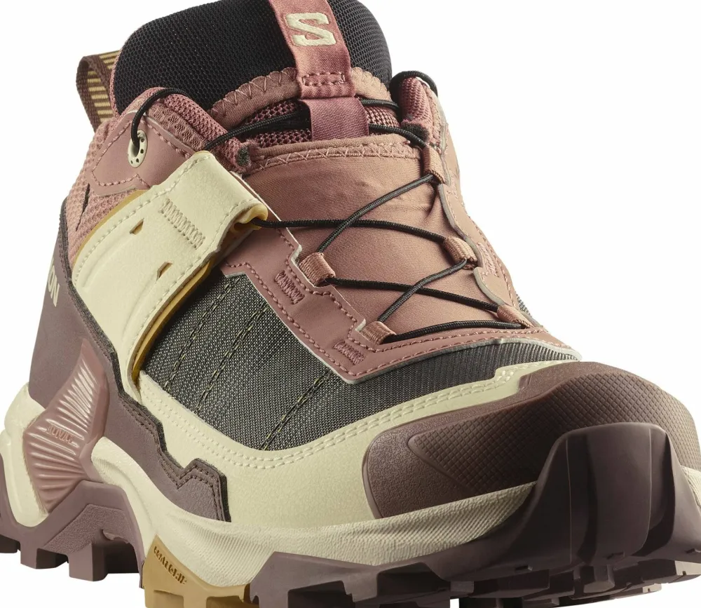 Clearance Salomon Women's X Ultra 5 GORE-TEX Burlwood/French Roast/Rattan