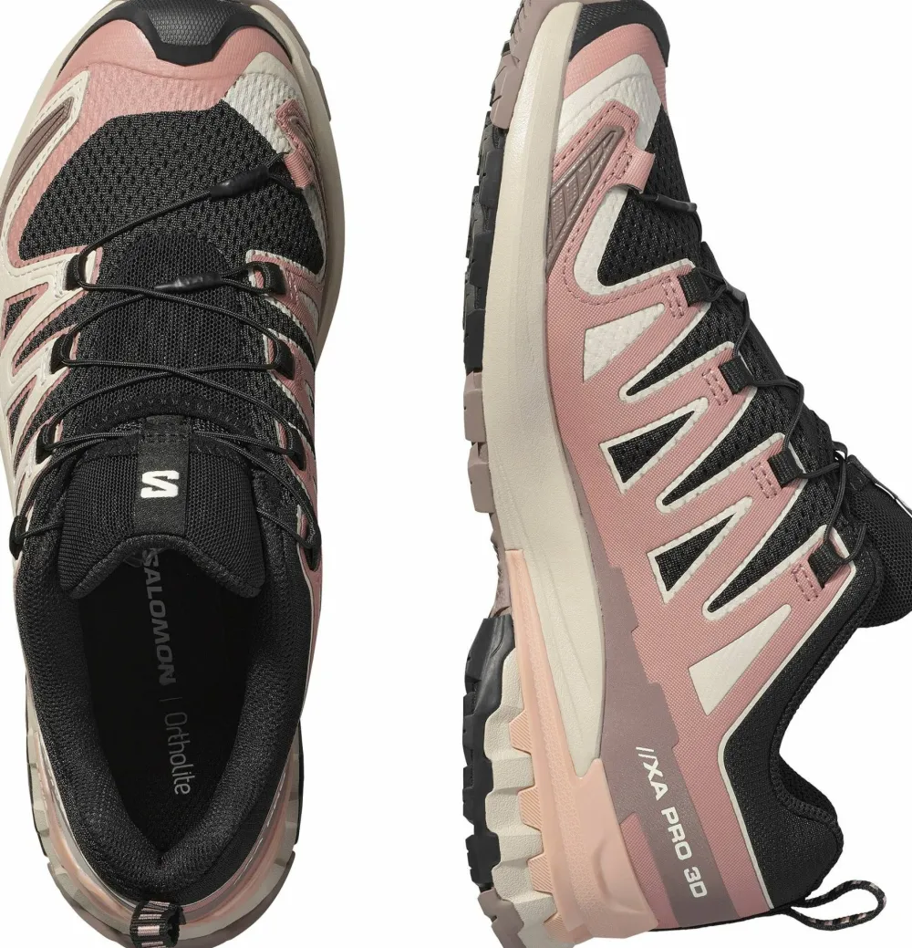 New Salomon Women's XA Pro 3D V9 Black/Burlwood/Mahogany Rose