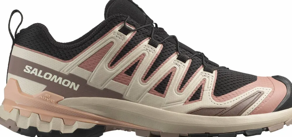 New Salomon Women's XA Pro 3D V9 Black/Burlwood/Mahogany Rose
