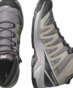 Best Salomon Women's X-Adventure Recon Mid GORE-TEX Excalibur/Gull/Nirvana