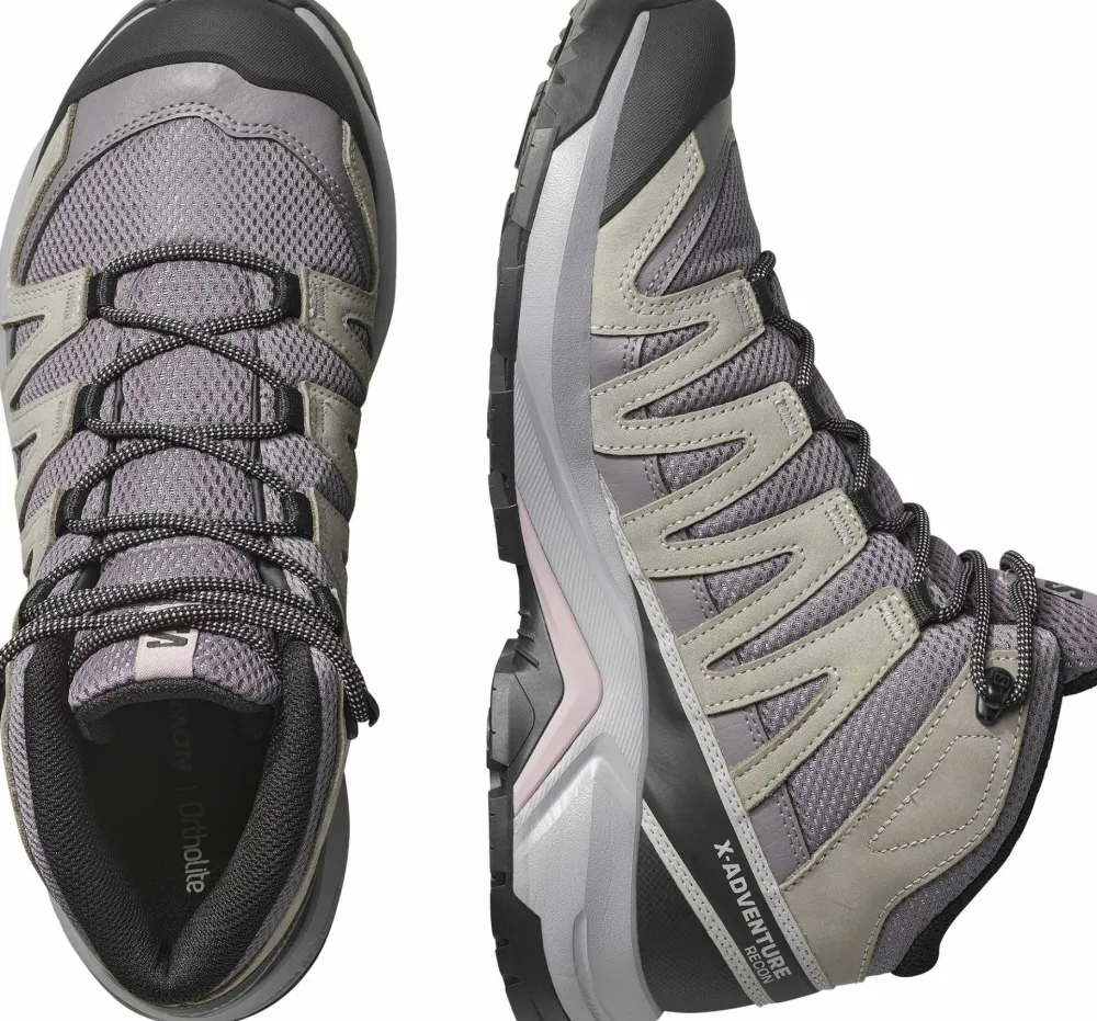 Best Salomon Women's X-Adventure Recon Mid GORE-TEX Excalibur/Gull/Nirvana