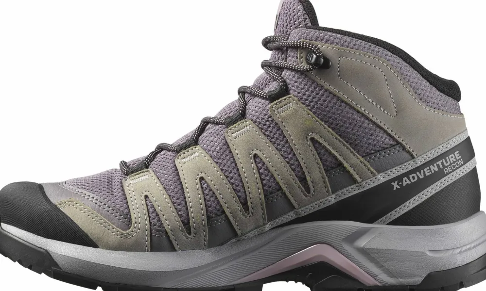 Best Salomon Women's X-Adventure Recon Mid GORE-TEX Excalibur/Gull/Nirvana