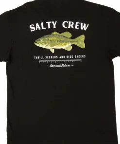 New Salty Crew Men's Bigmouth Short-Sleeve Premium Tee Black