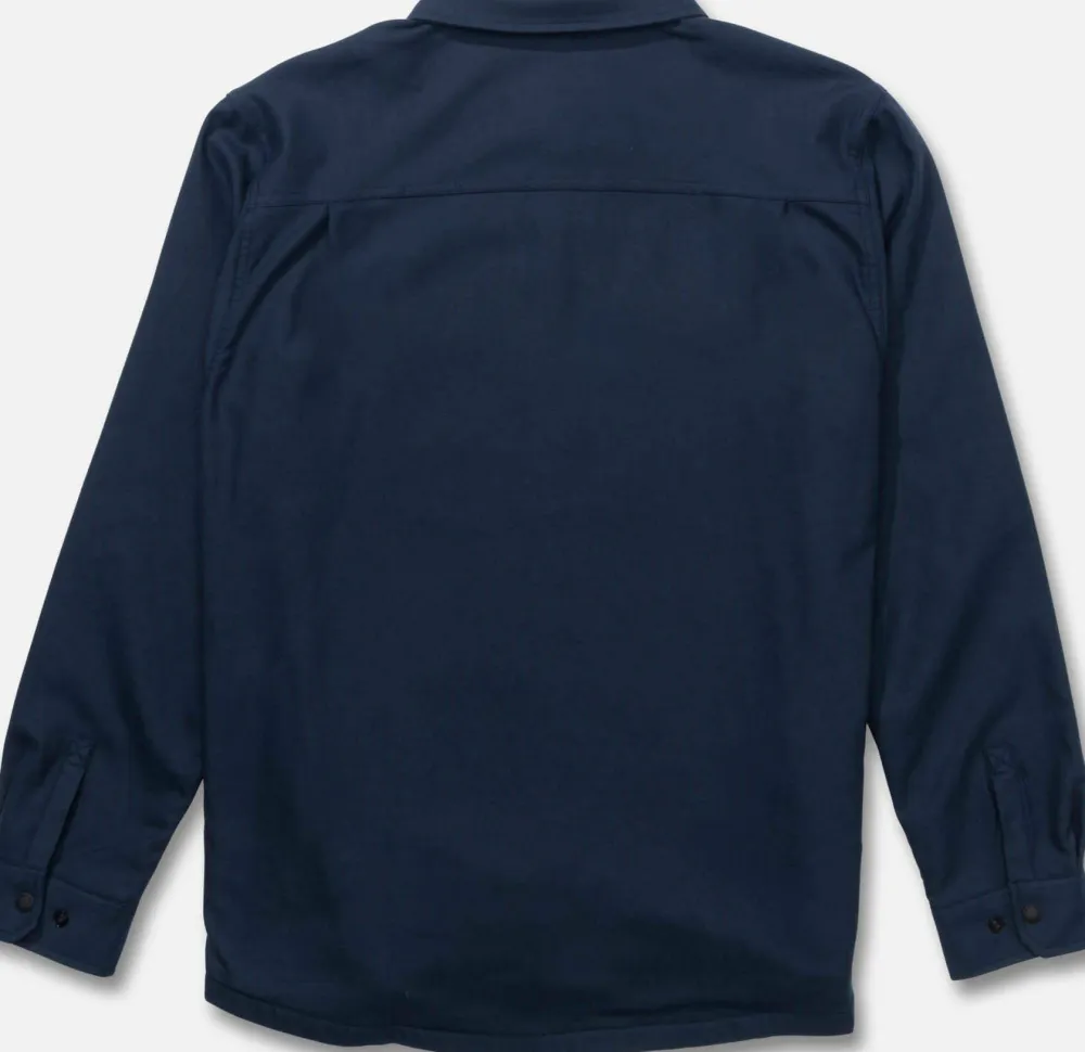 Best Salty Crew Men's Fathom Ls Tech Shacket Midnight Navy