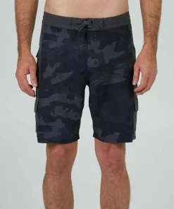Sale Salty Crew Men's Transom Utility Boardshort Black Camo