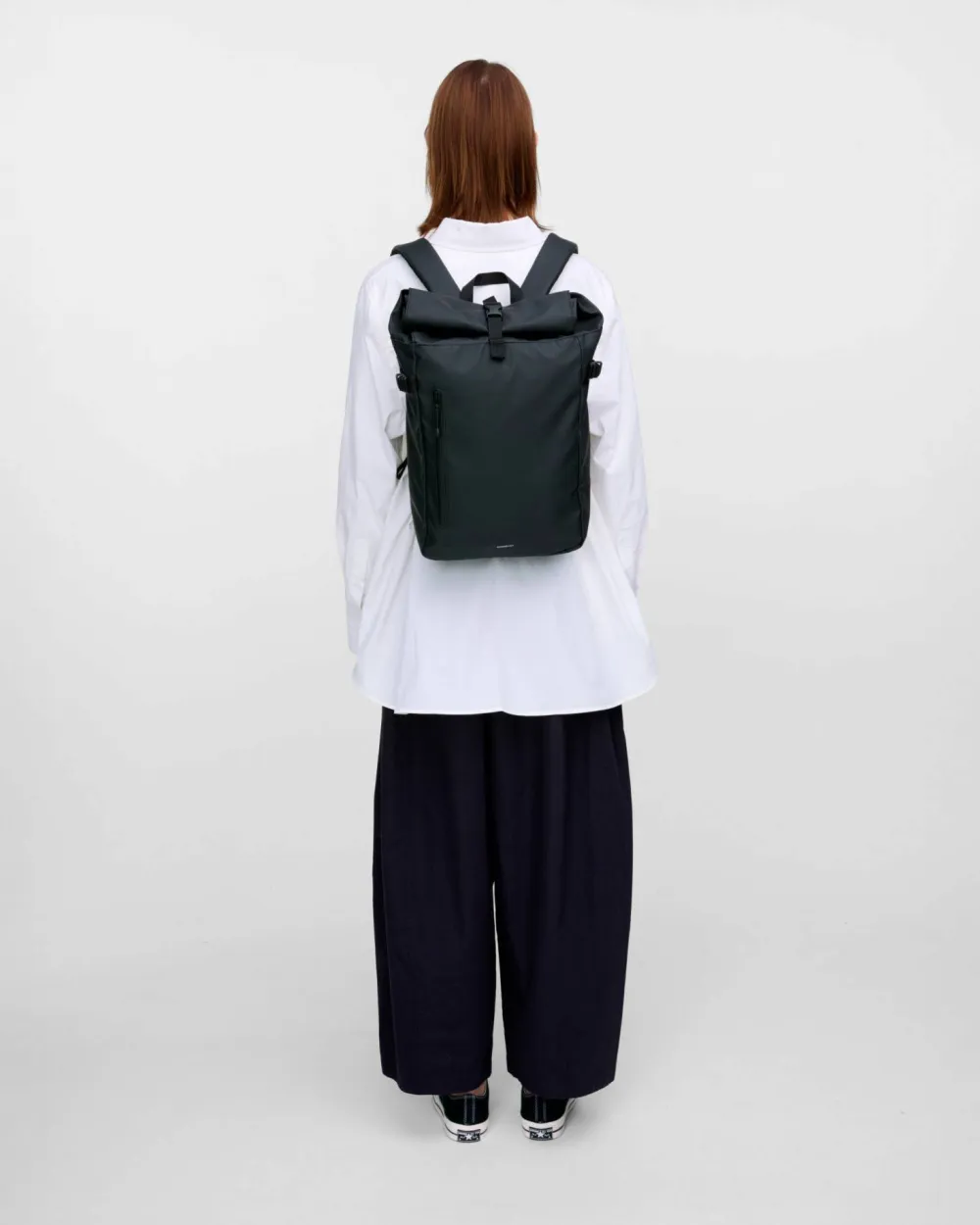 New Sandqvist Stream Slim Rolltop M Black
