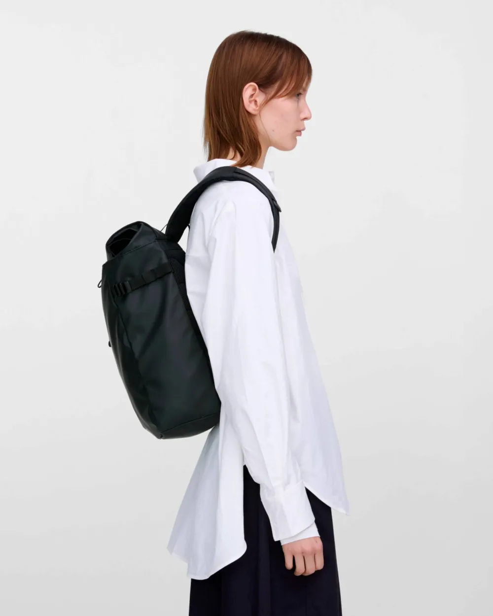 New Sandqvist Stream Slim Rolltop M Black