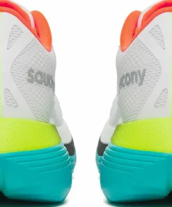 Best Saucony Men's Endorphin Trainer White/Mutant