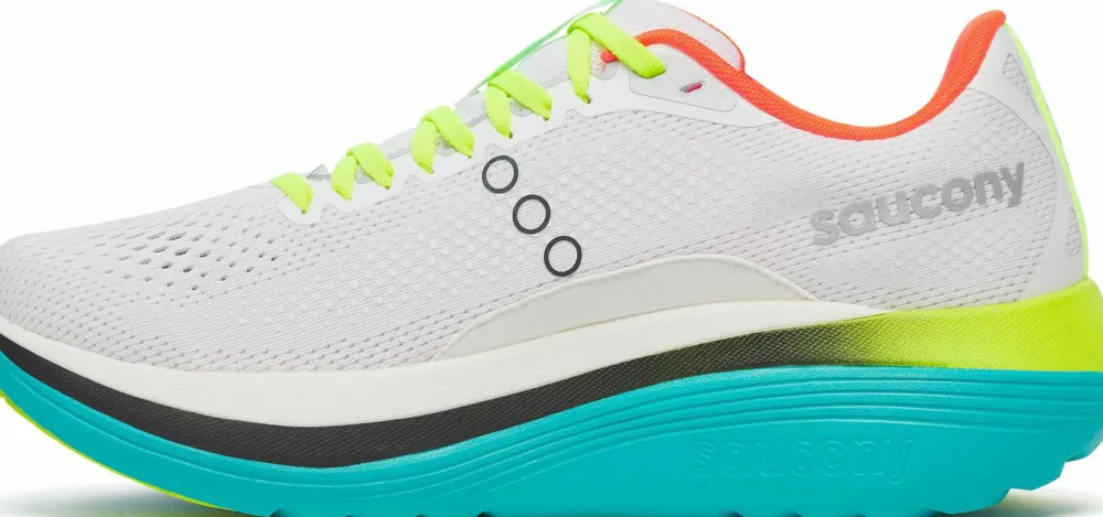 Best Saucony Men's Endorphin Trainer White/Mutant