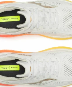 New Saucony Men's Guide 19 Ivory/Fire