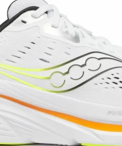 Outlet Saucony Men's Guide 18 White/Peel