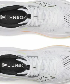 Outlet Saucony Men's Guide 18 White/Peel