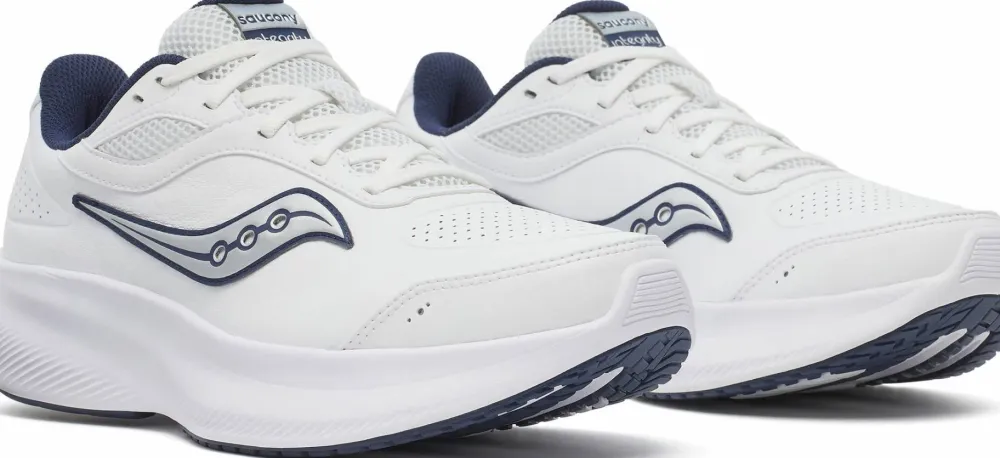 Clearance Saucony Men's Integrity Metro Wide White/Navy