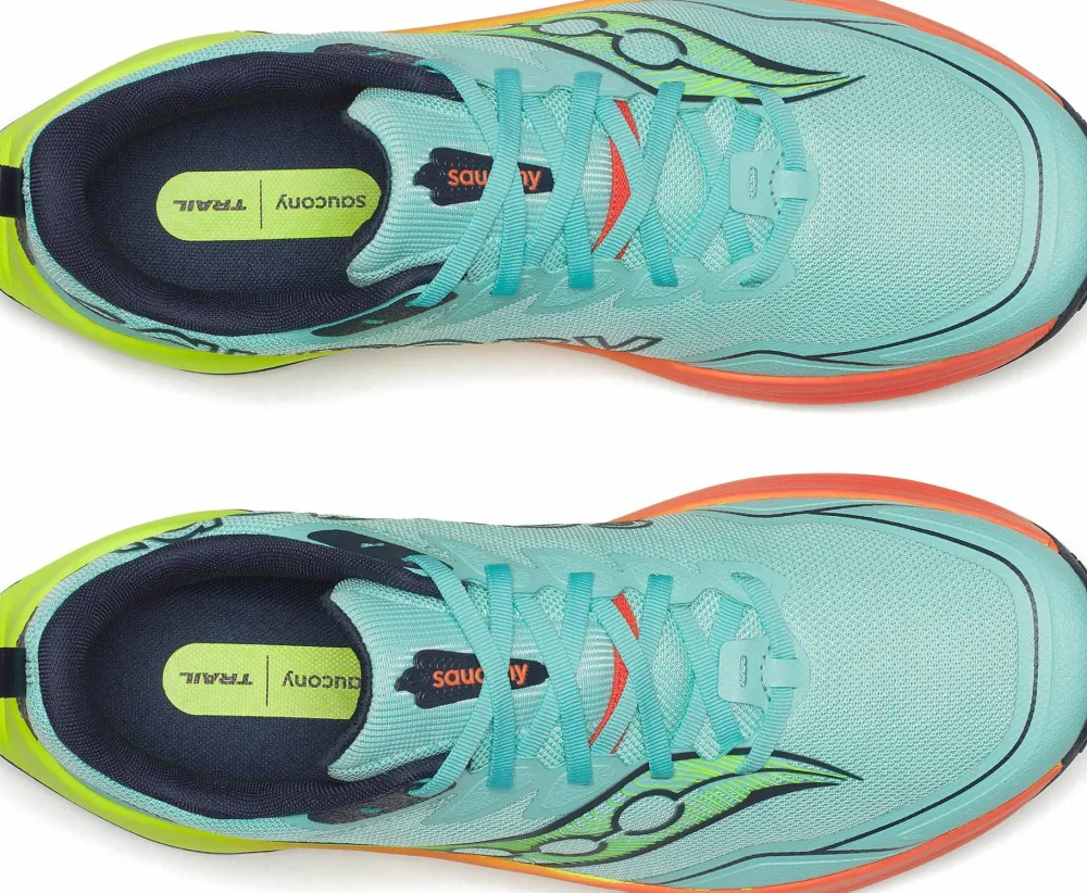 New Saucony Men's Peregrine 16 Splash/Citron