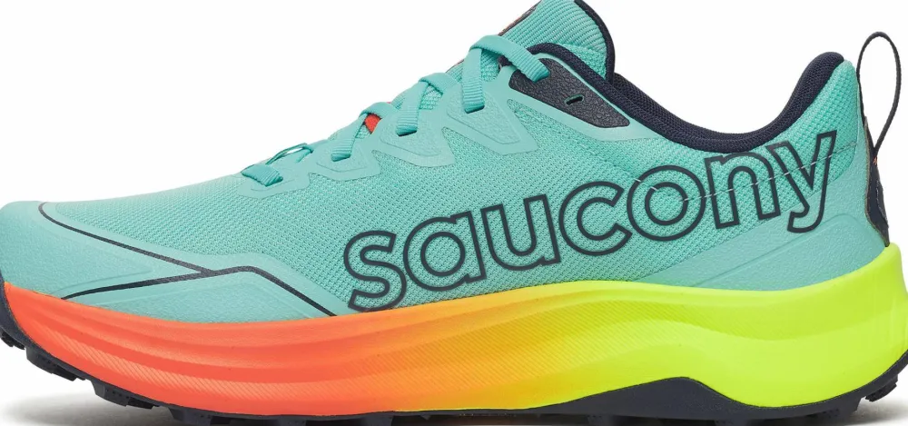 New Saucony Men's Peregrine 16 Splash/Citron