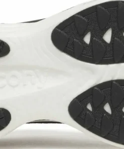 Discount Saucony Men's Ride 19 Wide Black/Silver