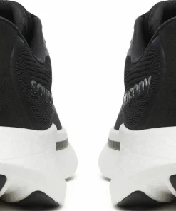Online Saucony Men's Ride 18 Wide Black/White