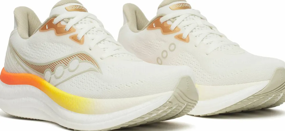Saucony Men's Triumph 23 Ivory/fire