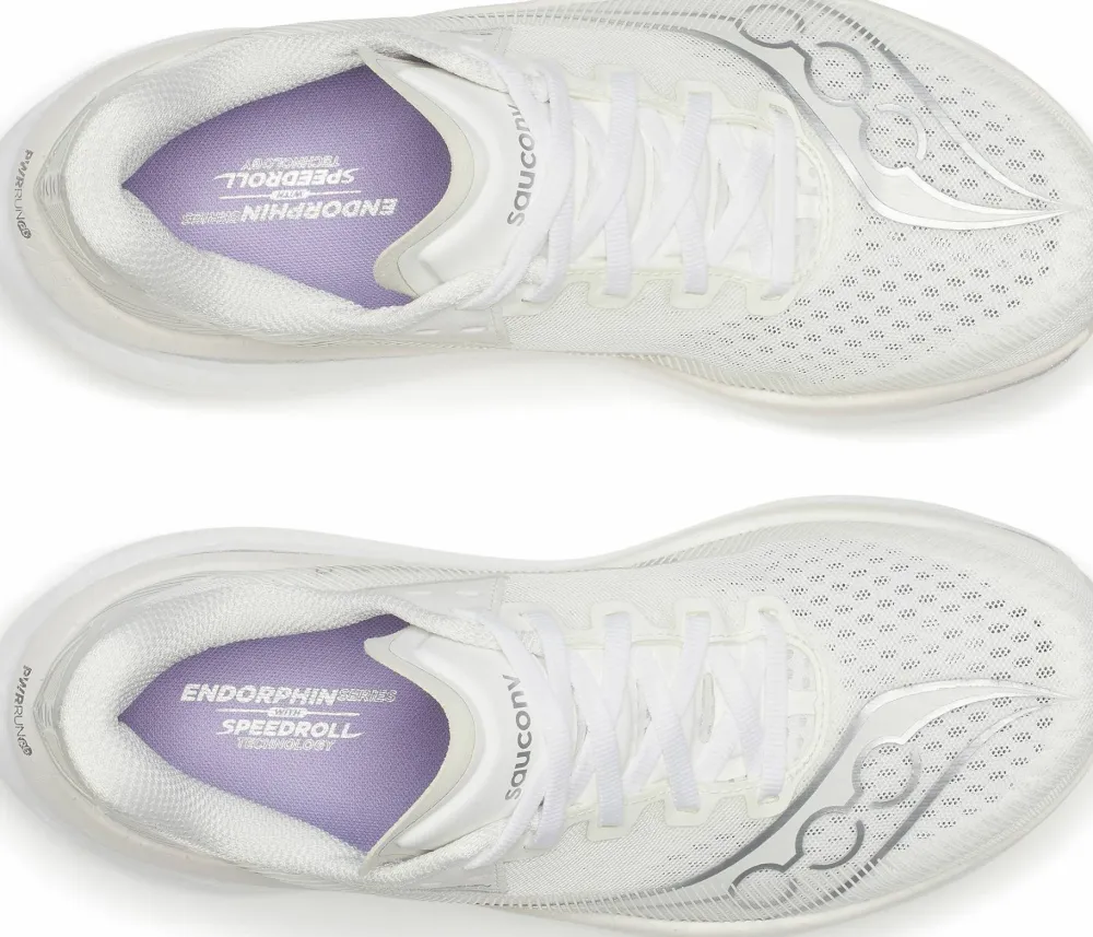 Saucony Women's Endorphin Azura Ivory/White