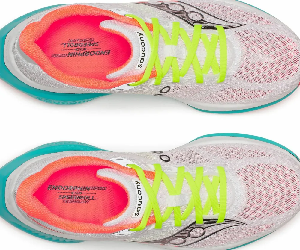 New Saucony Women's Endorphin Speed 5 White/Mutant