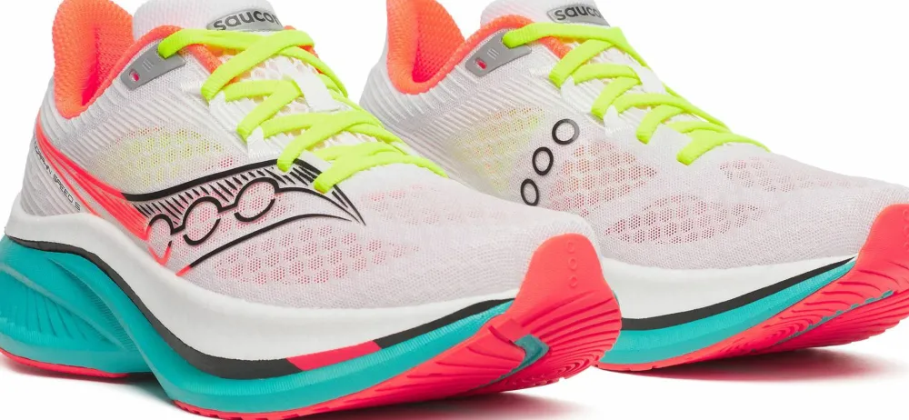 New Saucony Women's Endorphin Speed 5 White/Mutant
