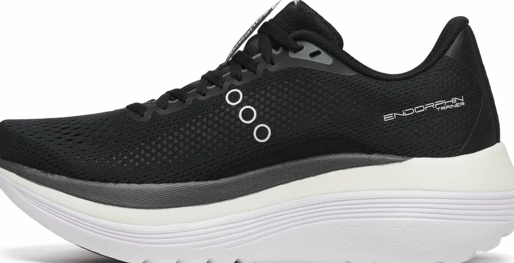 Hot Saucony Women's Endorphin Trainer Black/White