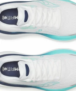 Best Saucony Women's Hurricane 25 White/Navy
