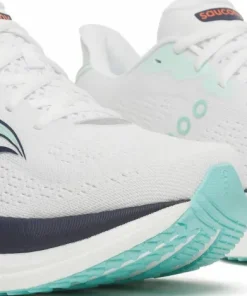 Best Saucony Women's Triumph 23 White/Navy