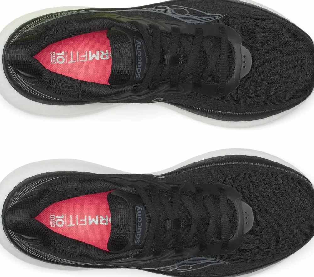 New Saucony Women's Triumph 23 Wide Black/White