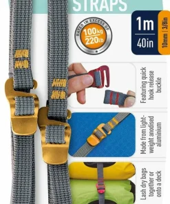 Clearance Sea To Summit Hook Release Accessory Strap 1m 10mm Gold