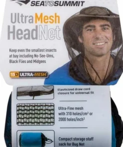 Clearance Sea To Summit Mosquito Headnet Ultramesh Black