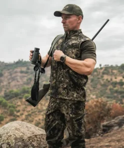 Best Seeland Men's Chaser Aero Camo Vest Invis Mpc Green