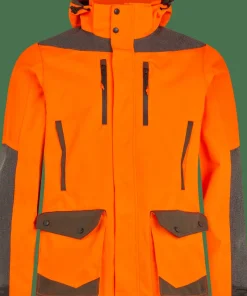 Sale Seeland Men's Venture Rover Jacket Pine Green/Hi-Vis Orange