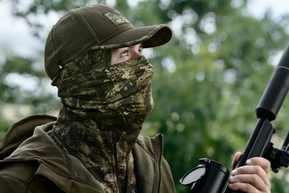 Hot Seeland Tagus Camo Face Cover InVis MPC green