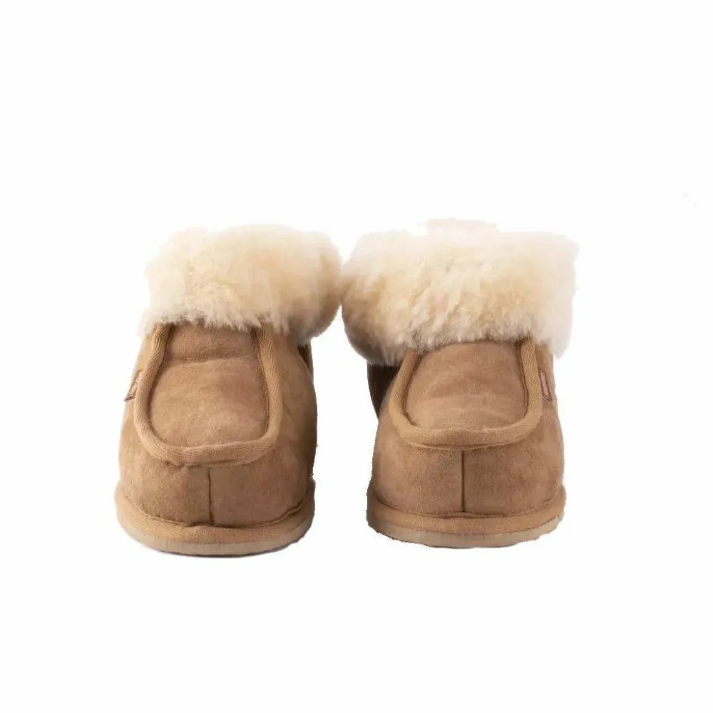 New Shepherd of Sweden Women's Lena Slipper Chestnut