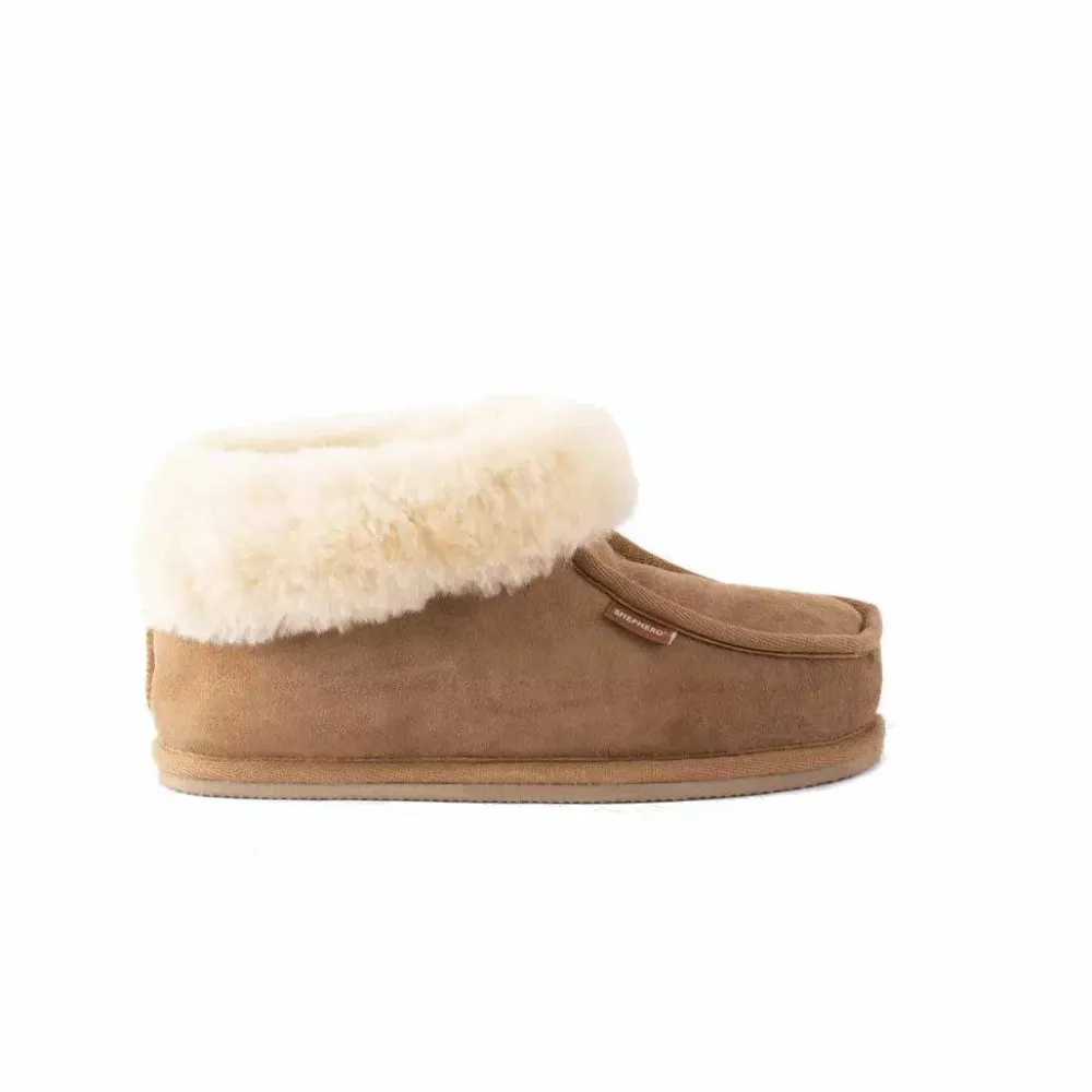 New Shepherd of Sweden Women's Lena Slipper Chestnut