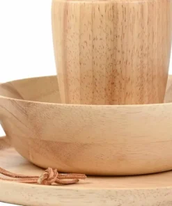 Clearance Stabilotherm Hevea Bowl Hevea Wood