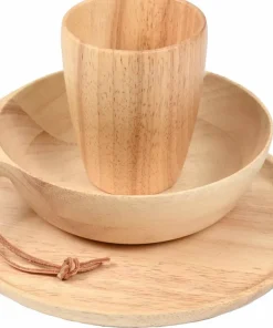 Clearance Stabilotherm Hevea Bowl Hevea Wood