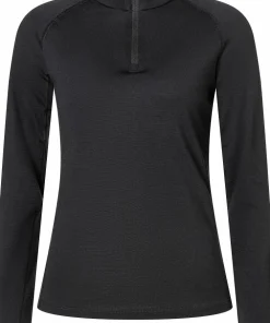 super.natural Women's Arctic230 Zip 1/4 Jet Black