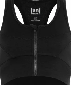 Hot super.natural Women's Motion Zip Top Jet Black