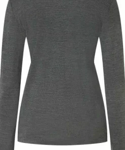 Clearance super.natural Women's Skianto Long Sleeve Pirate Grey Melange/Gold