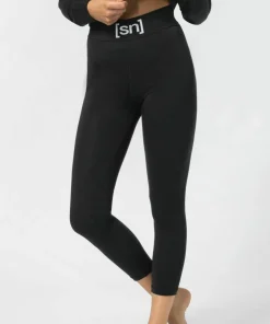 super.natural Women's Tundra175 Tight 3/4 Jet Black